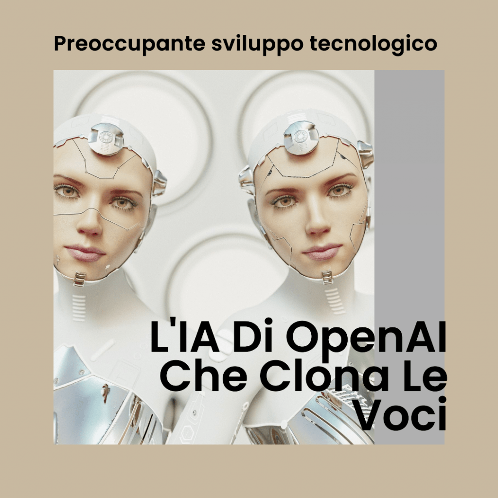 L'IA che clona le voci è preoccupante. Ma se appartiene a OpenAI lo è ancora di più