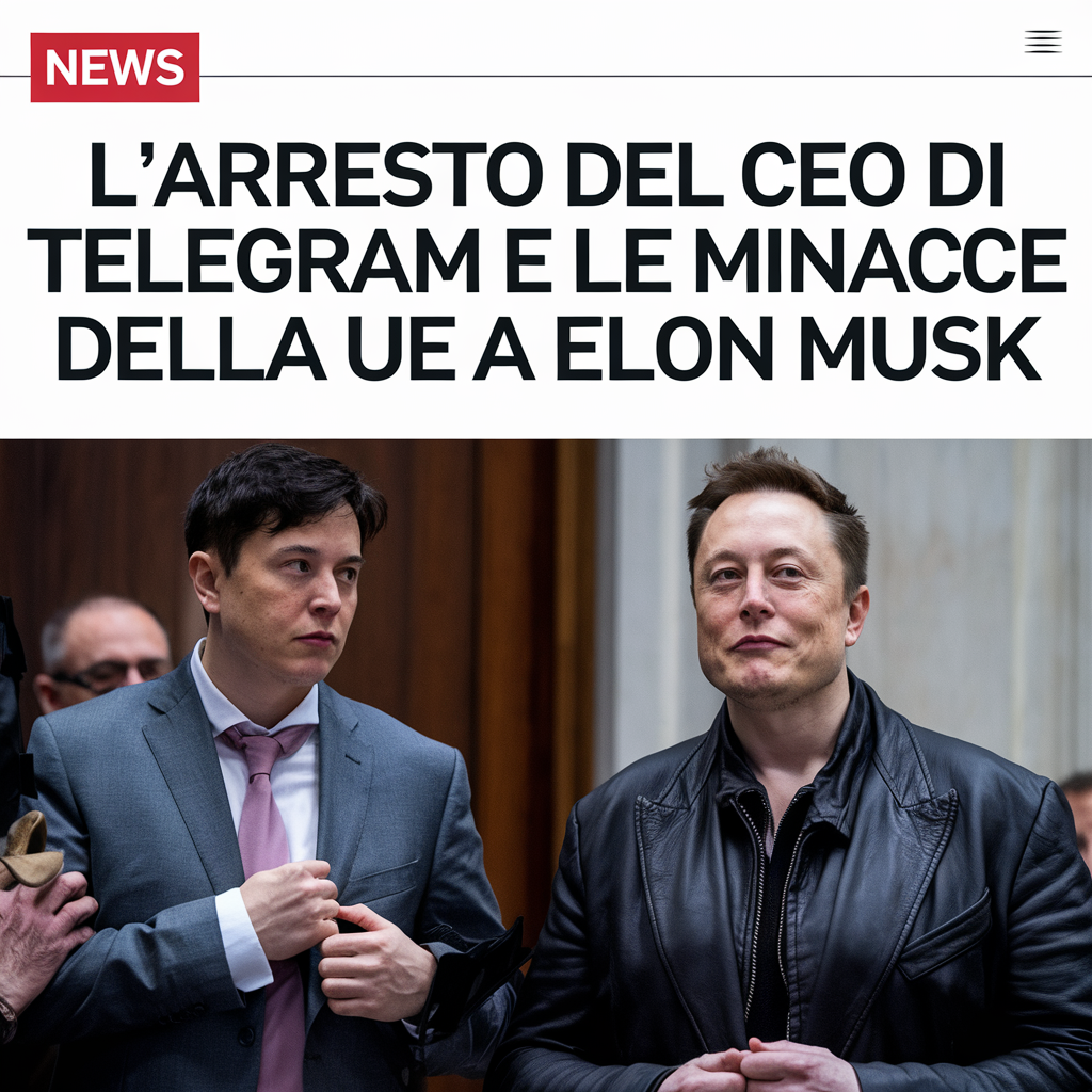 L'arresto del CEO di Telegram e le minacce della UE a Elon Musk