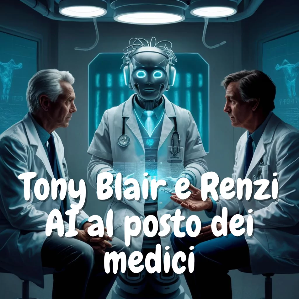 Tony Blair e Renzi AI al posto dei medici