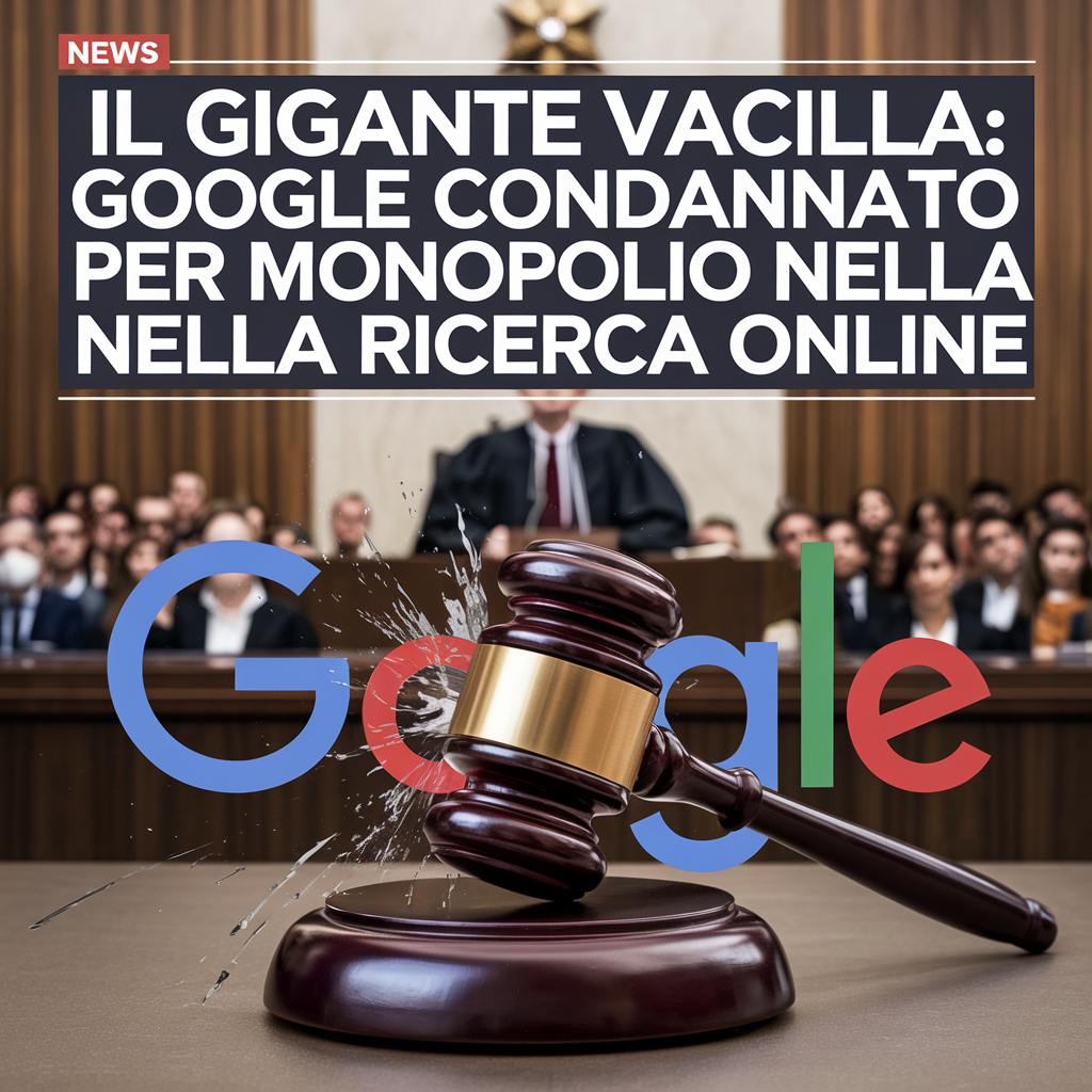 Il Gigante Vacilla: Google Condannato per Monopolio nella Ricerca Online