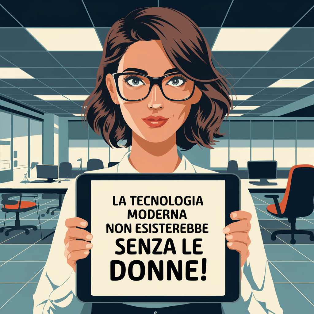 La tecnologia moderna non esisterebbe SENZA LE DONNE!