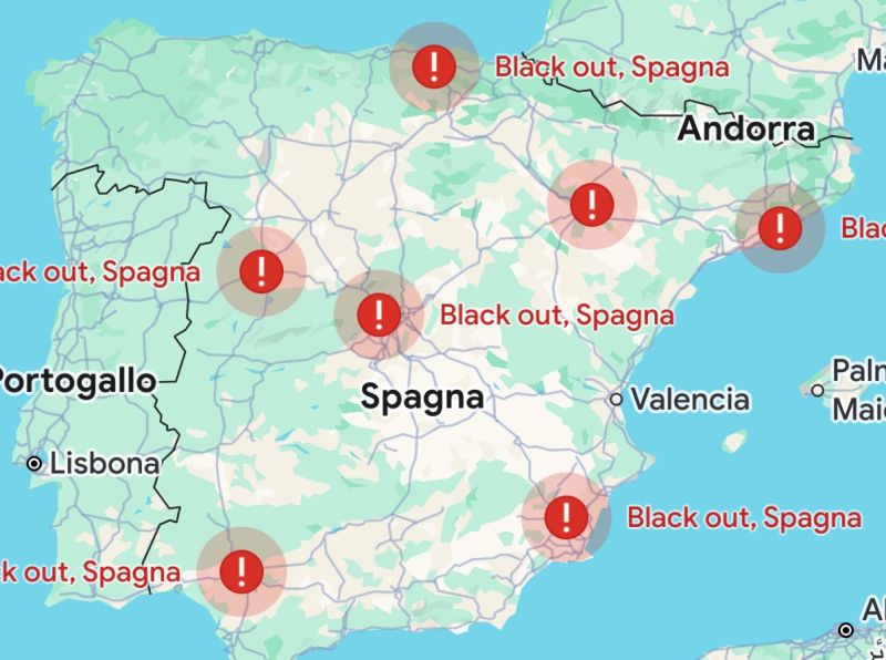 BLACKOUT: SPAGNA SOTTO CHOC