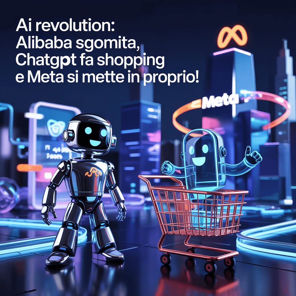 AI Revolution: Alibaba Sgomita, ChatGPT Fa Shopping e Meta si Mette in Proprio!