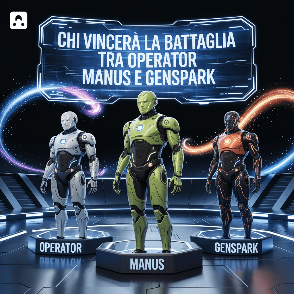 Gli Agenti AI del Domani: Chi Vincerà la Battaglia tra Operator, Manus e Genspark?