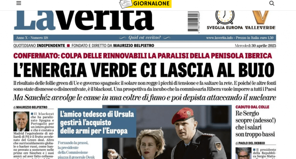BLACKOUT: SPAGNA SOTTO CHOC