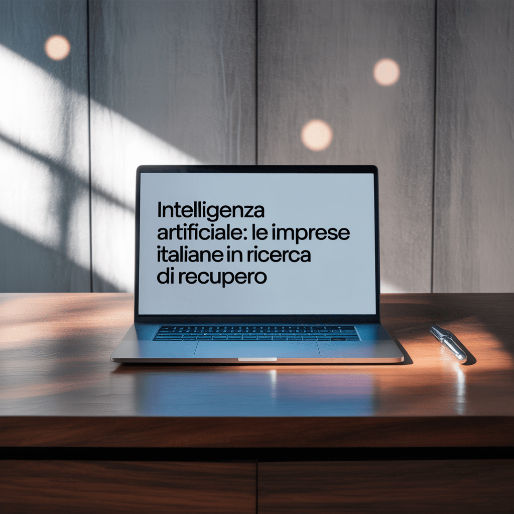 Intelligenza Artificiale: Le Imprese Italiane in Ricerca di Recupero