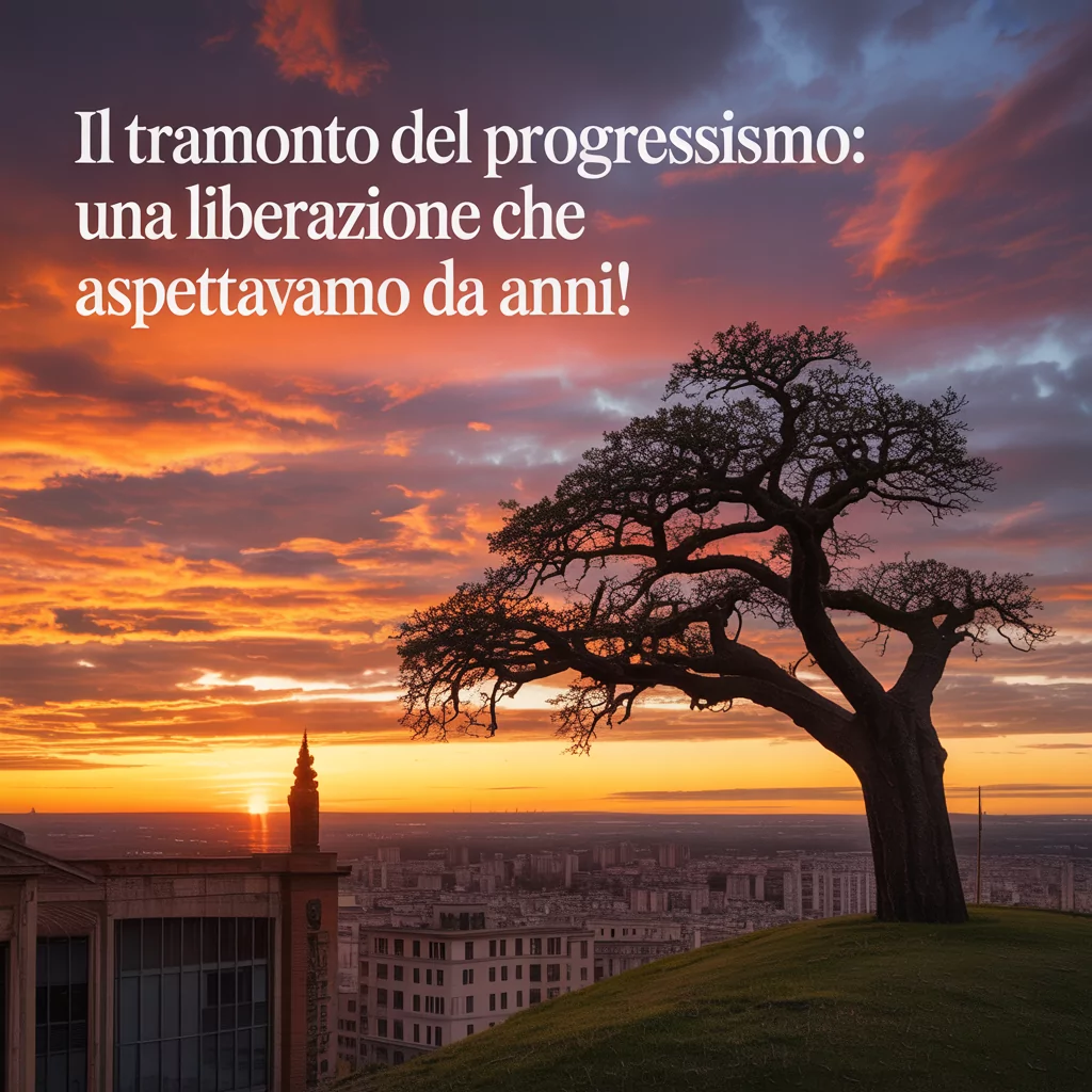 Il tramonto del progressismo: una liberazione che aspettavamo da anni!