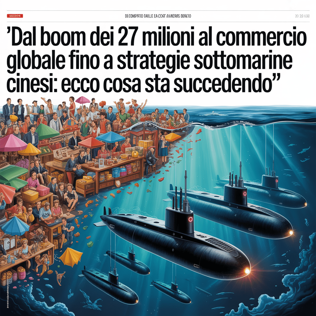 Dal Boom dei 27 Milioni al Commercio Globale fino alle Strategie Sottomarine Cinesi: Ecco Cosa Sta Succedendo