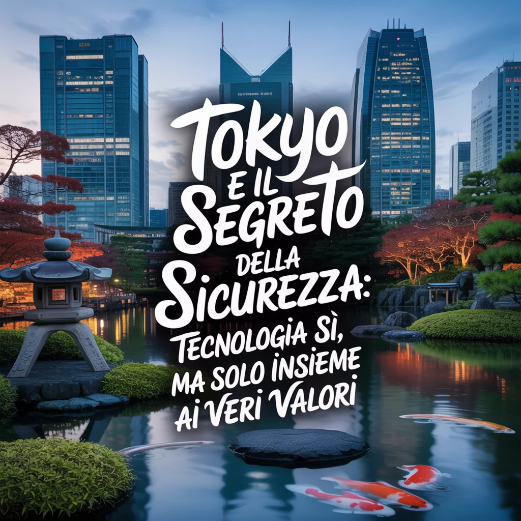 Tokyo e il segreto della sicurezza: tecnologia sì, ma solo insieme ai veri valori
