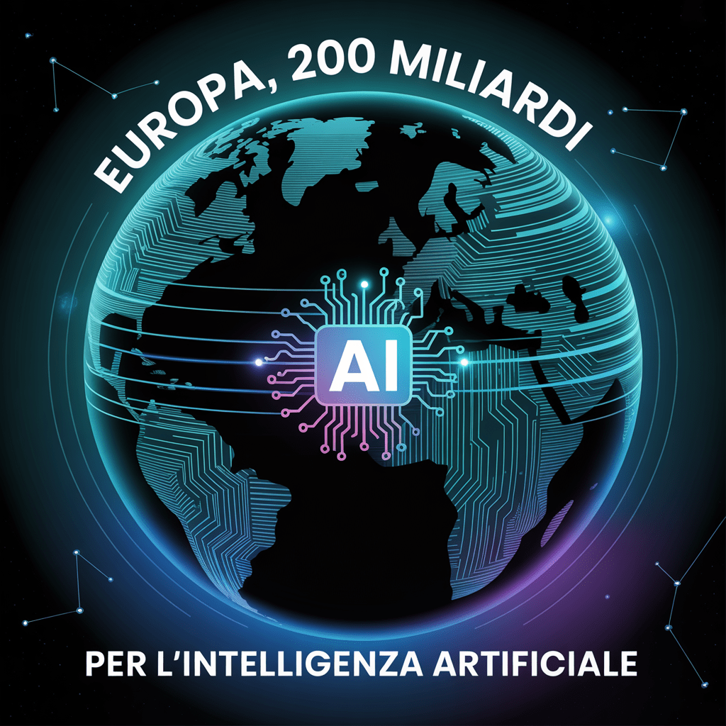 UE 200 miliardi per l'AI