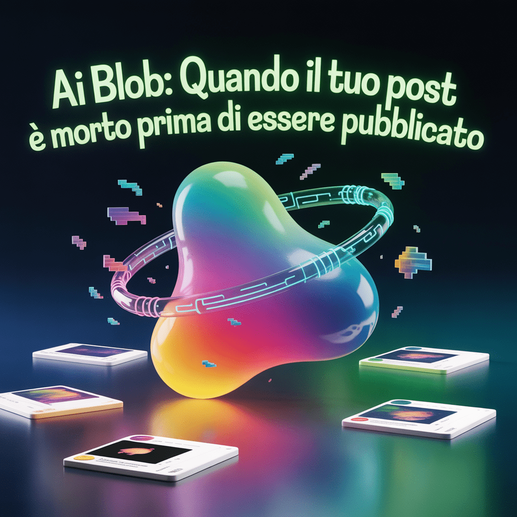AI Blob: Quando il Tuo Post è Morto Prima di Essere Pubblicato