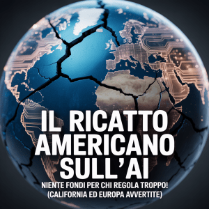 Il Ricatto Americano sull'AI: Niente Fondi per chi Regola Troppo! (California ed Europa Avvertite)