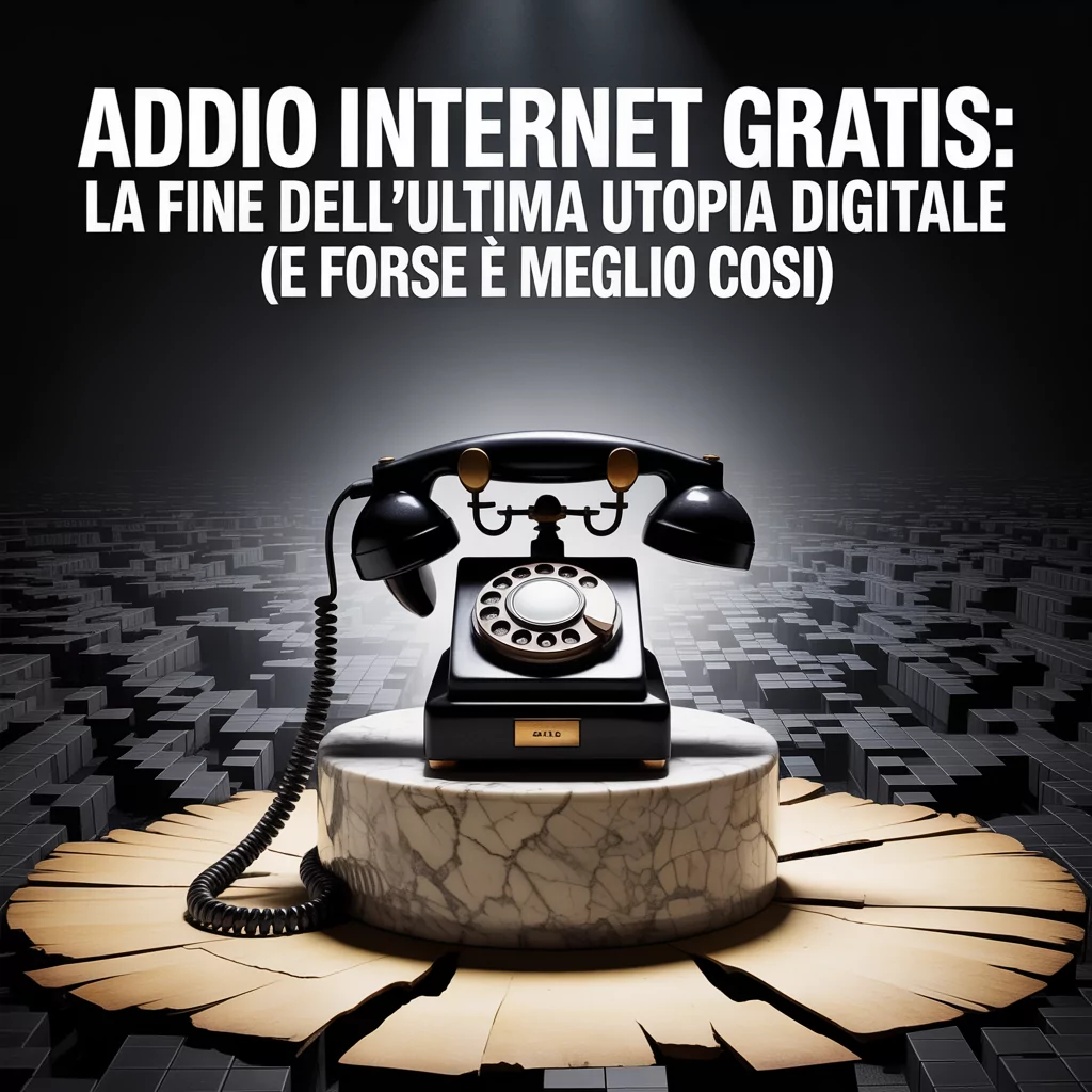 Addio Internet Gratis: La Fine dell'Ultima Utopia Digitale (E Forse È Meglio Così)