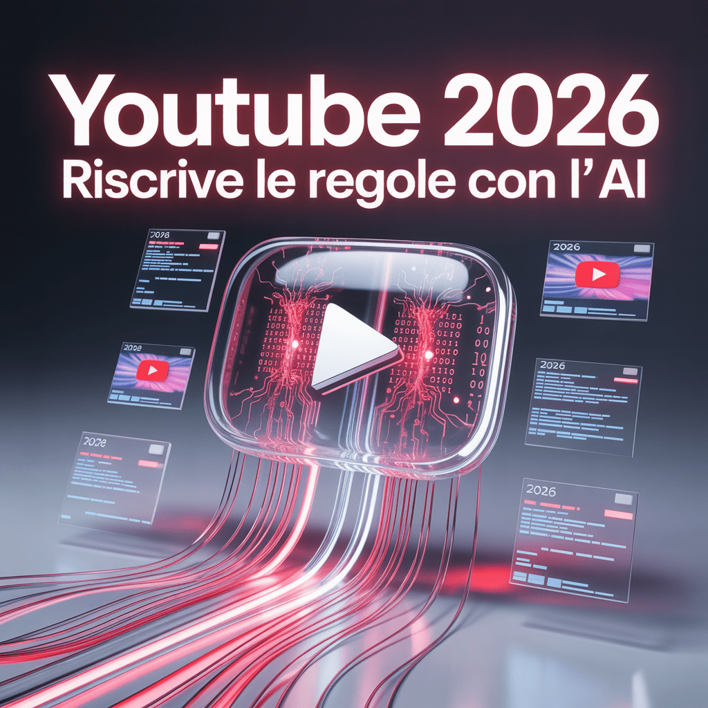 YouTube 2026 Riscrive le Regole con l'AI