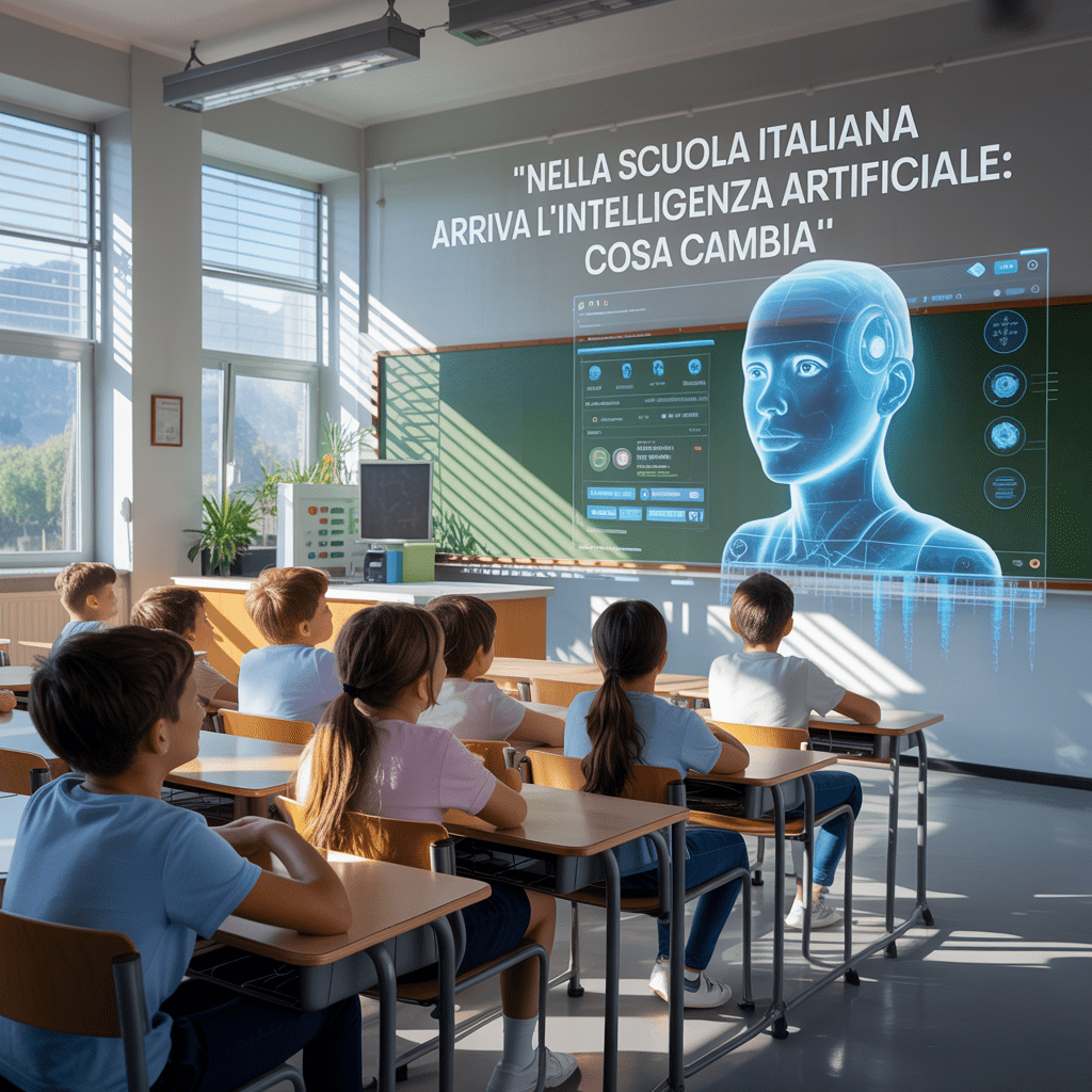 Nella scuola italiana arriva l’intelligenza artificiale: cosa cambia