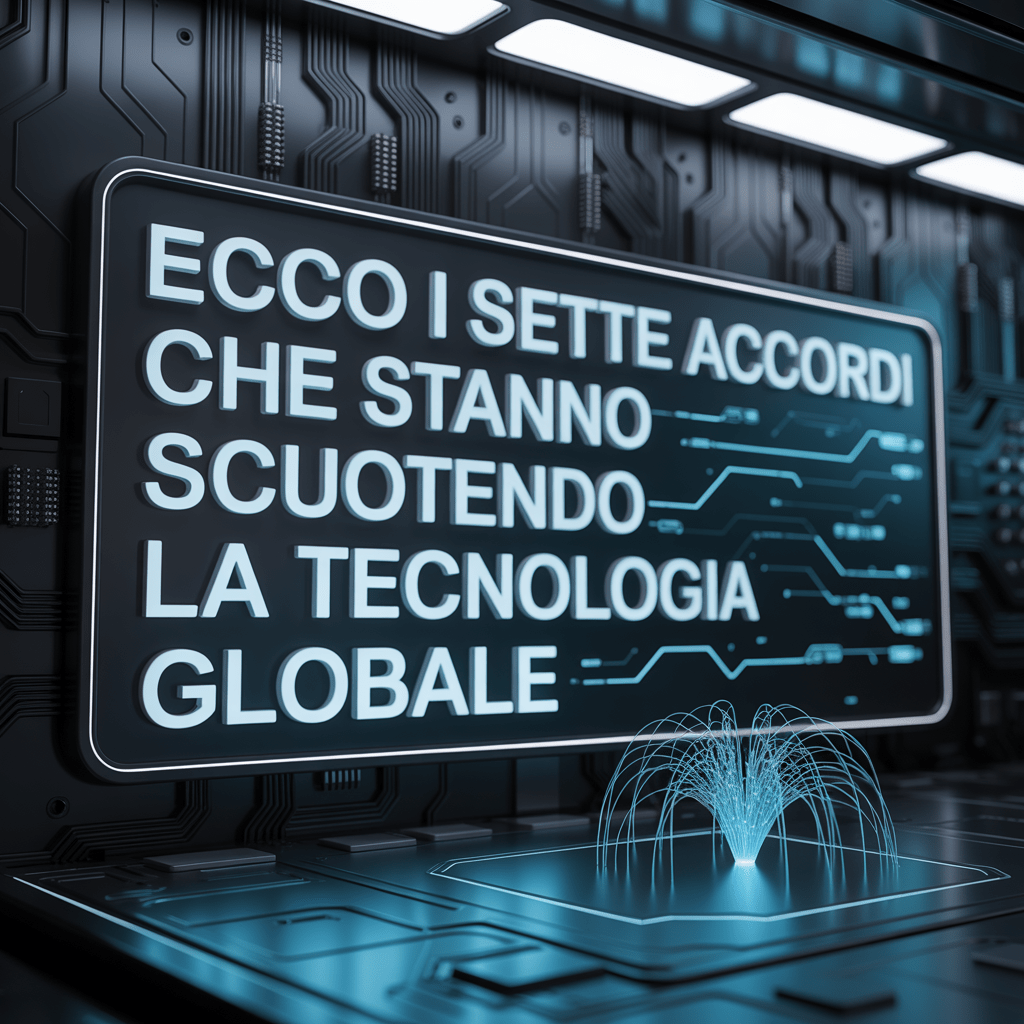 Ogni giorno una rivoluzione: Ecco gli accordi che stanno riscrivendo la storia dell’AI!