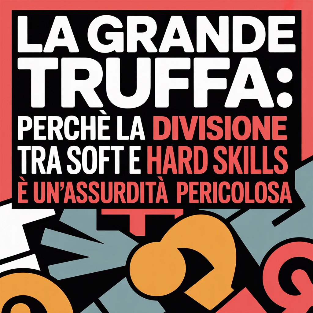 La Grande Truffa: Perché la Divisione tra Soft e Hard Skills è un'Assurdità Pericolosa