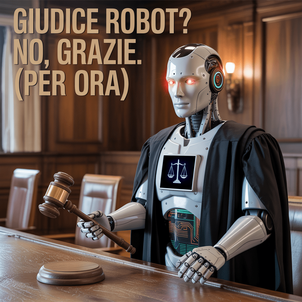 Giudice Robot? No, grazie. (Per ora)