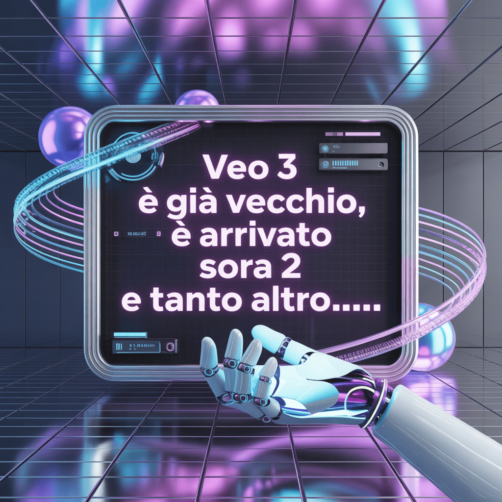 Veo 3 è già vecchio, è arrivato Sora 2 e tanto altro......