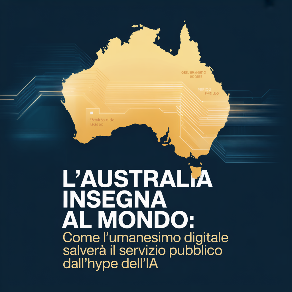 L'Australia Insegna al Mondo: Come l'Umanesimo Digitale Salverà il Servizio Pubblico dall'Hype dell'IA
