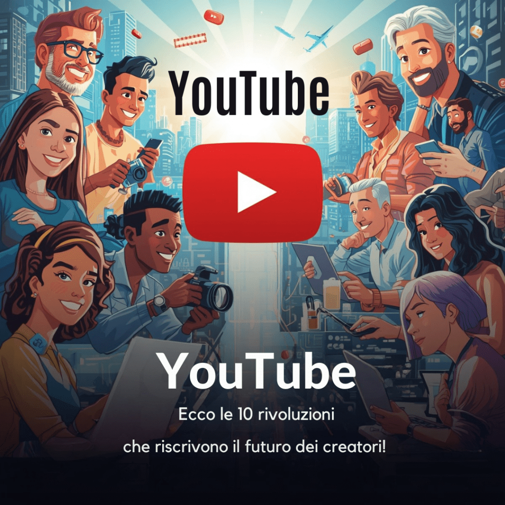 YouTube: ecco le 10 rivoluzioni che riscrivono il futuro dei creatori!