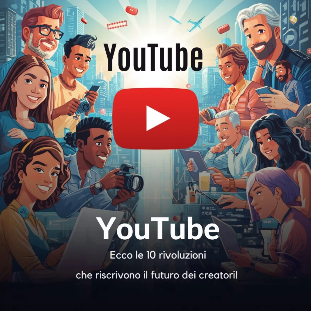 YouTube: ecco le 10 rivoluzioni che riscrivono il futuro dei creatori!