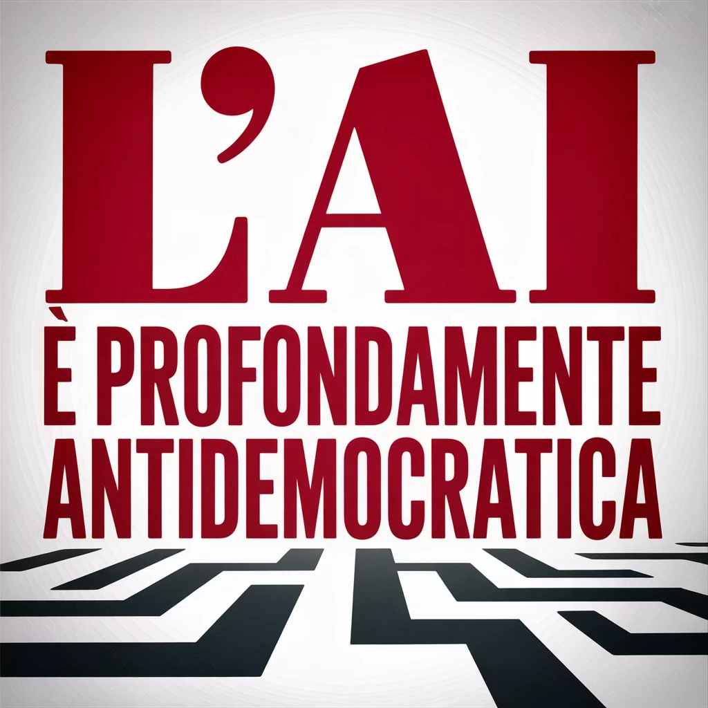 L'AI è profondamente Antidemocratica
