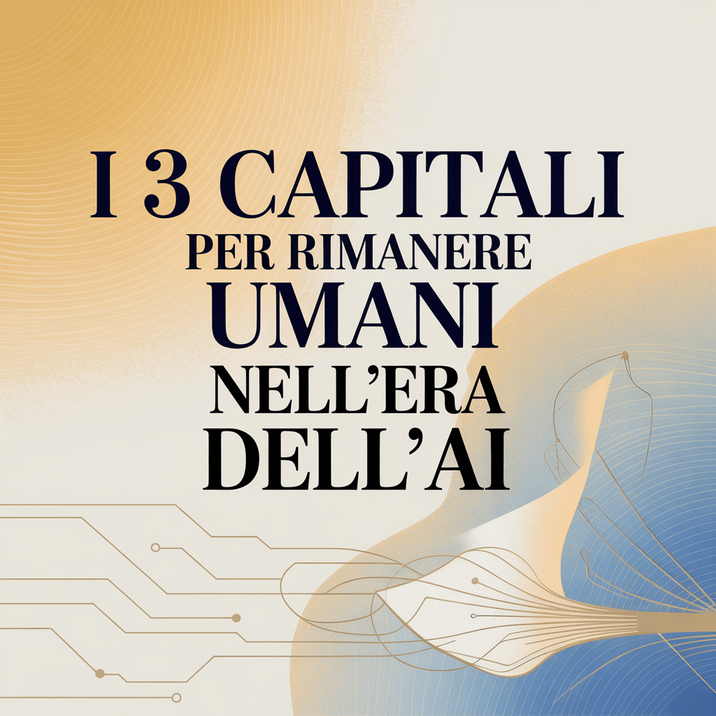 I 3 Capitali per Rimanere Umani nell'Era dell'AI