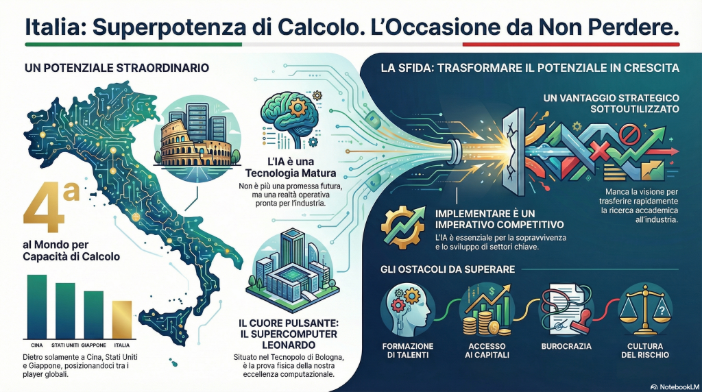 Quarta al Mondo: Il Segreto Computazionale dell'Italia che Non Sfruttiamo