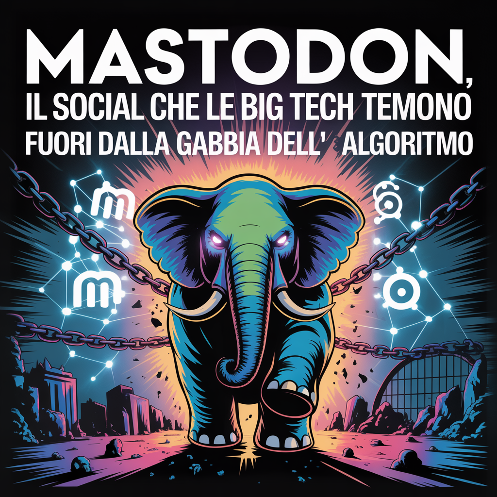 Il Social che le Big Tech Temono: Fuori dalla Gabbia dell'Algoritmo 12 MASTODON, il Social che le Big Tech Temono: Fuori dalla Gabbia dell'Algoritmo