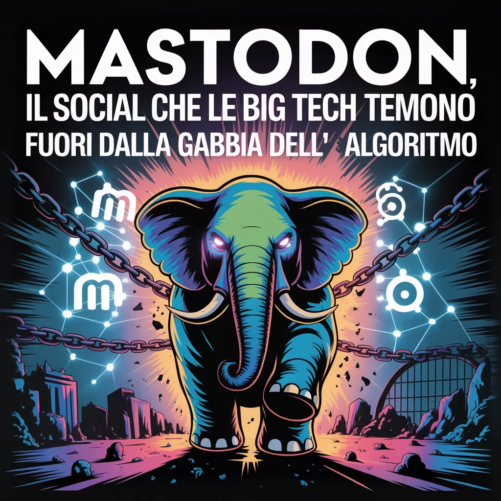 MASTODON, il Social che le Big Tech Temono: Fuori dalla Gabbia dell'Algoritmo