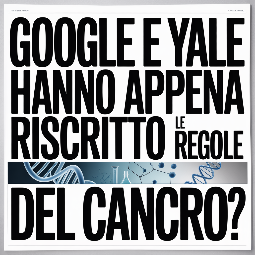 Google e Yale hanno appena riscritto le regole del cancro ?