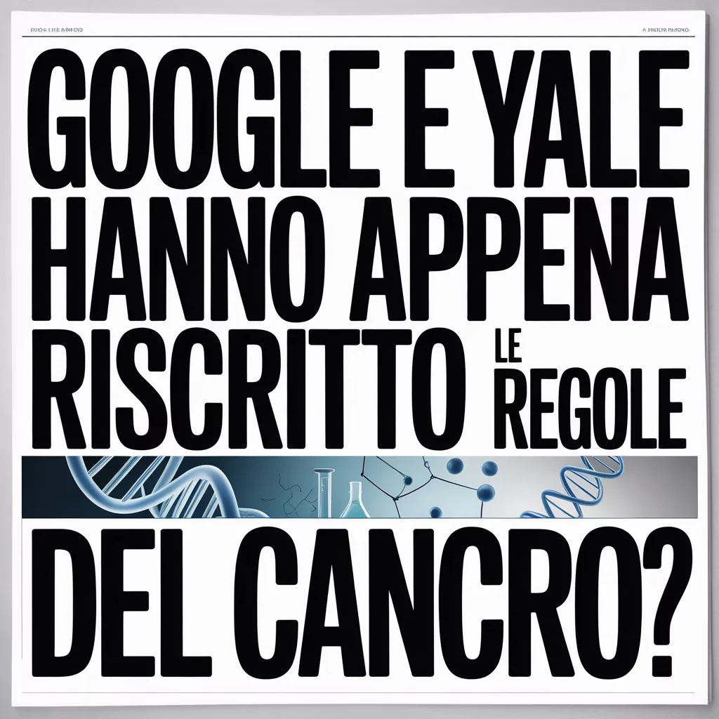 Google e Yale hanno appena riscritto le regole del cancro ?
