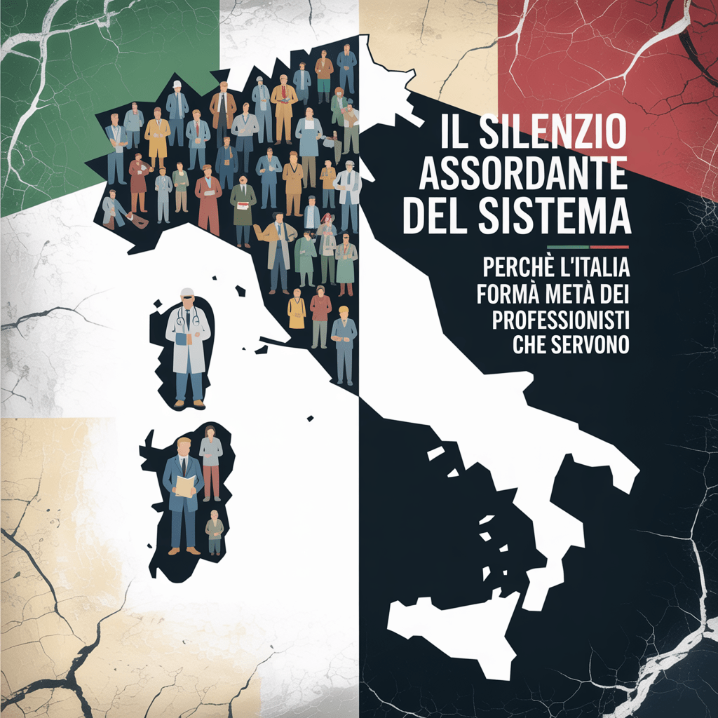 Il Silenzio Assordante del Sistema: Perché l'Italia Forma Metà dei Professionisti che Serve
