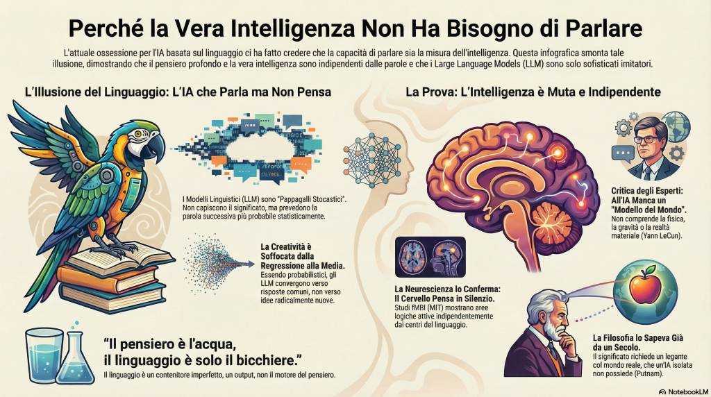 Perché la Vera Intelligenza è Muta