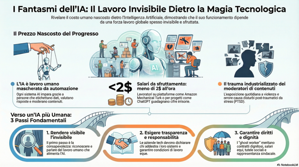 i ghost workers sono i fantasmi invisibili del digitale