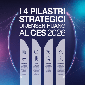 I 4 Pilastri Strategici di Jensen Huang al CES 2026