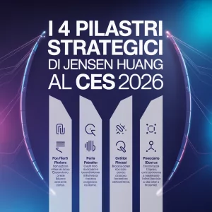 I 4 Pilastri Strategici di Jensen Huang al CES 2026