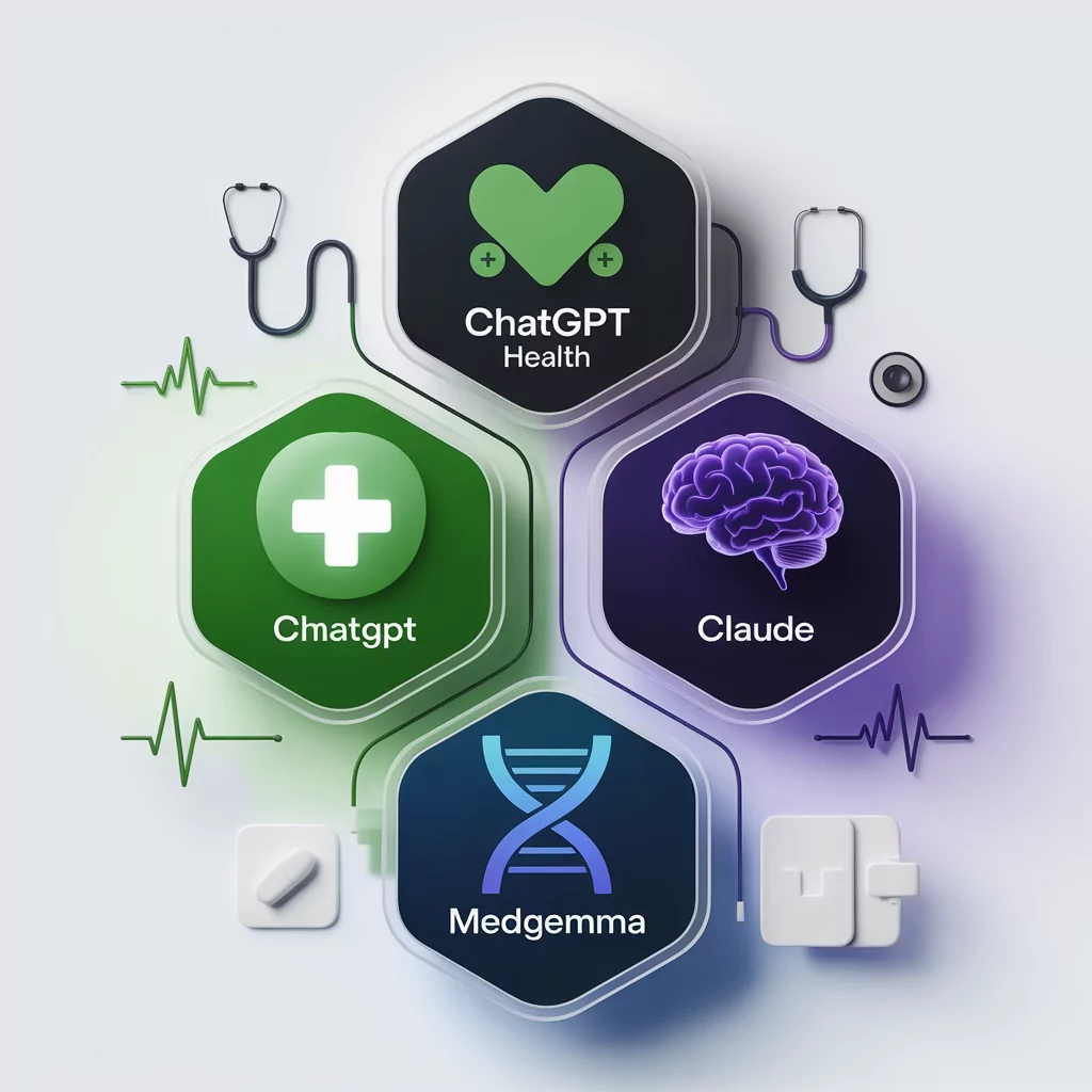 ChatGPT Health, Claude e MedGemma