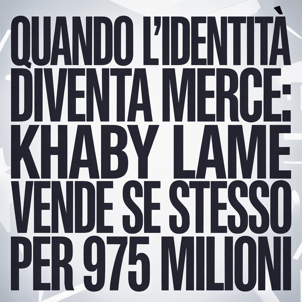 Quando l'Identità Diventa Merce: Khaby Lame Vende Se Stesso per 975 Milioni