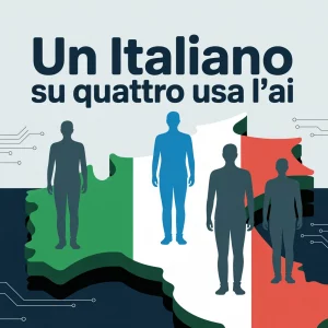 Un Italiano su Quattro usa l'AI