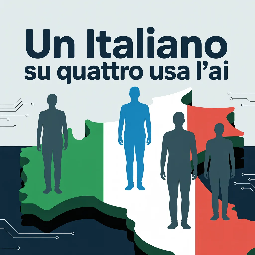 Un Italiano su Quattro usa l'AI 10 Un Italiano su Quattro usa l'AI