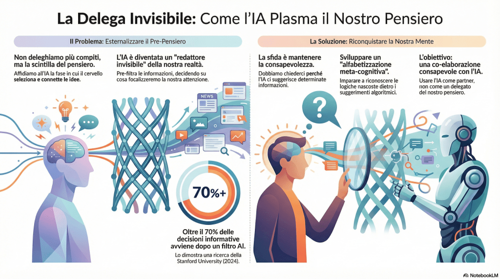 Come l’intelligenza artificiale sta riscrivendo la prima scintilla del pensare umano
