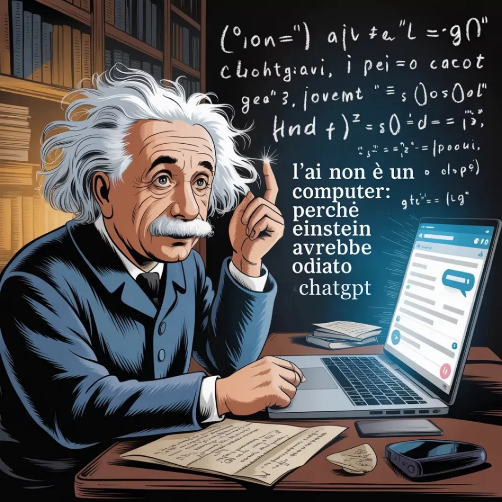 L'AI non è un computer: perché Einstein avrebbe odiato ChatGPT 3 L'AI non è un computer: perché Einstein avrebbe odiato ChatGPT