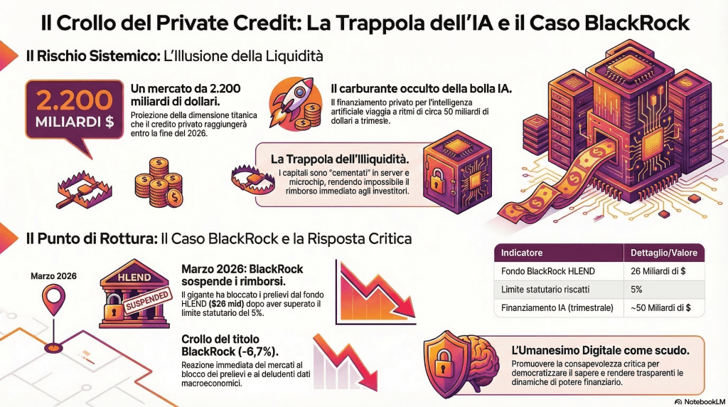La verità è che sotto la superficie di questo mondo digitale si nasconde un "mostro" da 2.000 miliardi di dollari chiamato Private Credit. 