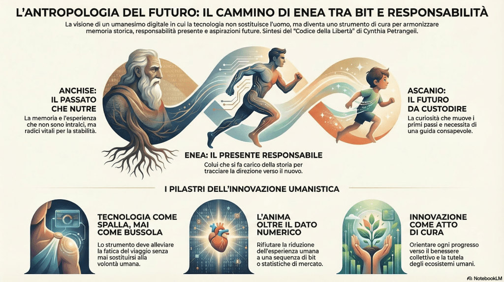 Il Cammino di Enea tra Bit e Memoria: L'Umanesimo Digitale di Cynthia Petrangeli