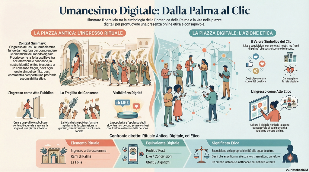 Dalla Domenica delle Palme all’Umanesimo Digitale 2 Osanna e algoritmi: come i riti antichi illuminano il nostro presente digitale