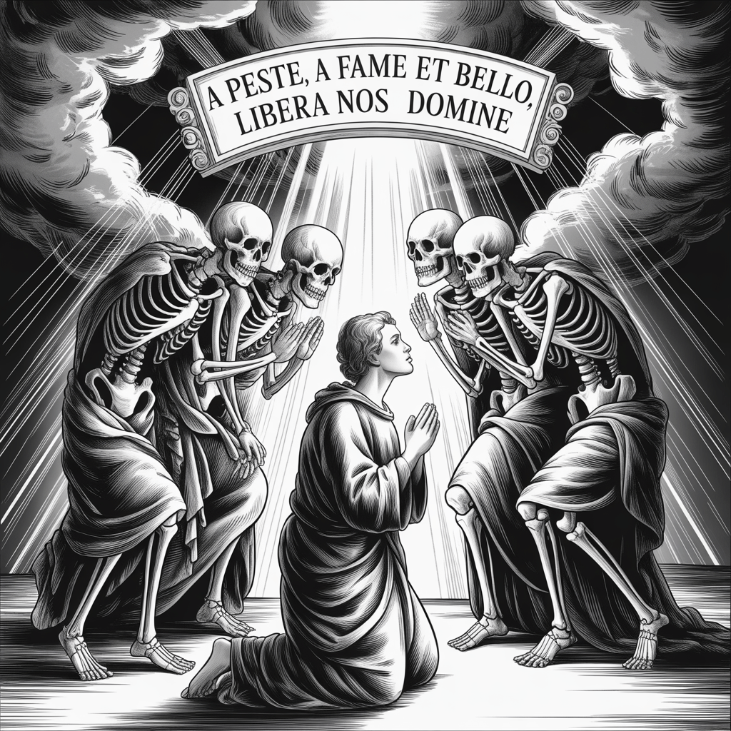A PESTE, A FAME ET BELLO, LIBERA NOS DOMINE: L'ESORCISMO CONTRO LA PAURA IMPOSTA