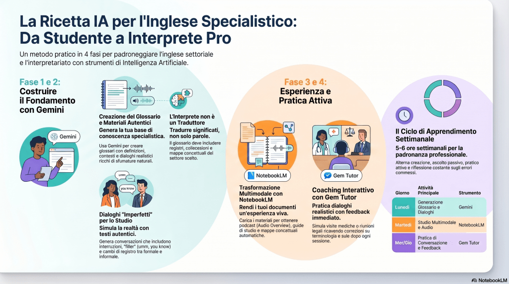 Dal Glossario al Dialogo: Il Workflow Completo dell'Interpretariato Specializzato 2.0 2 Dal Glossario al Dialogo: Il Workflow Completo