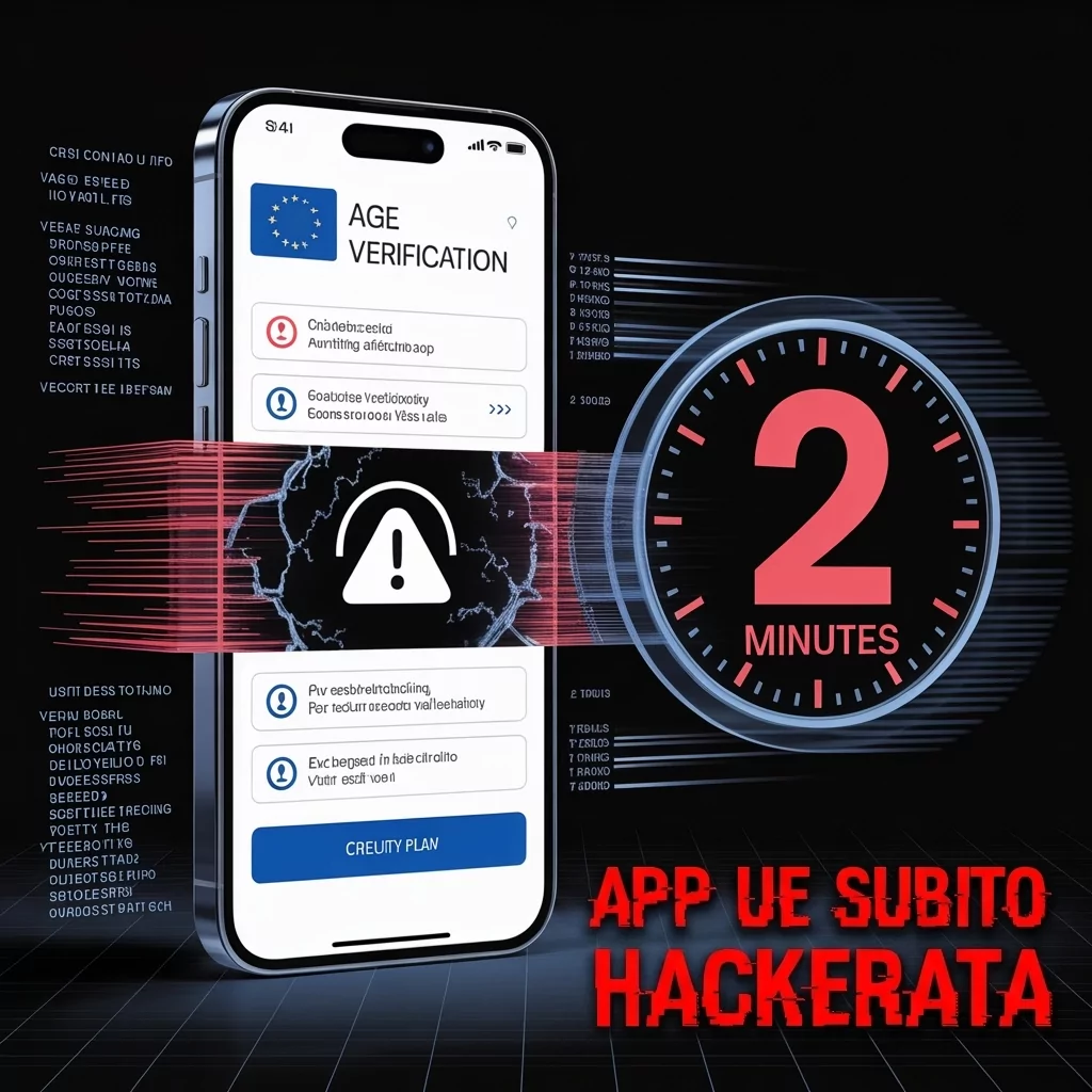 L'app ufficiale UE per la verifica dell'età ha già una falla grave: aggirata in 2 minuti
